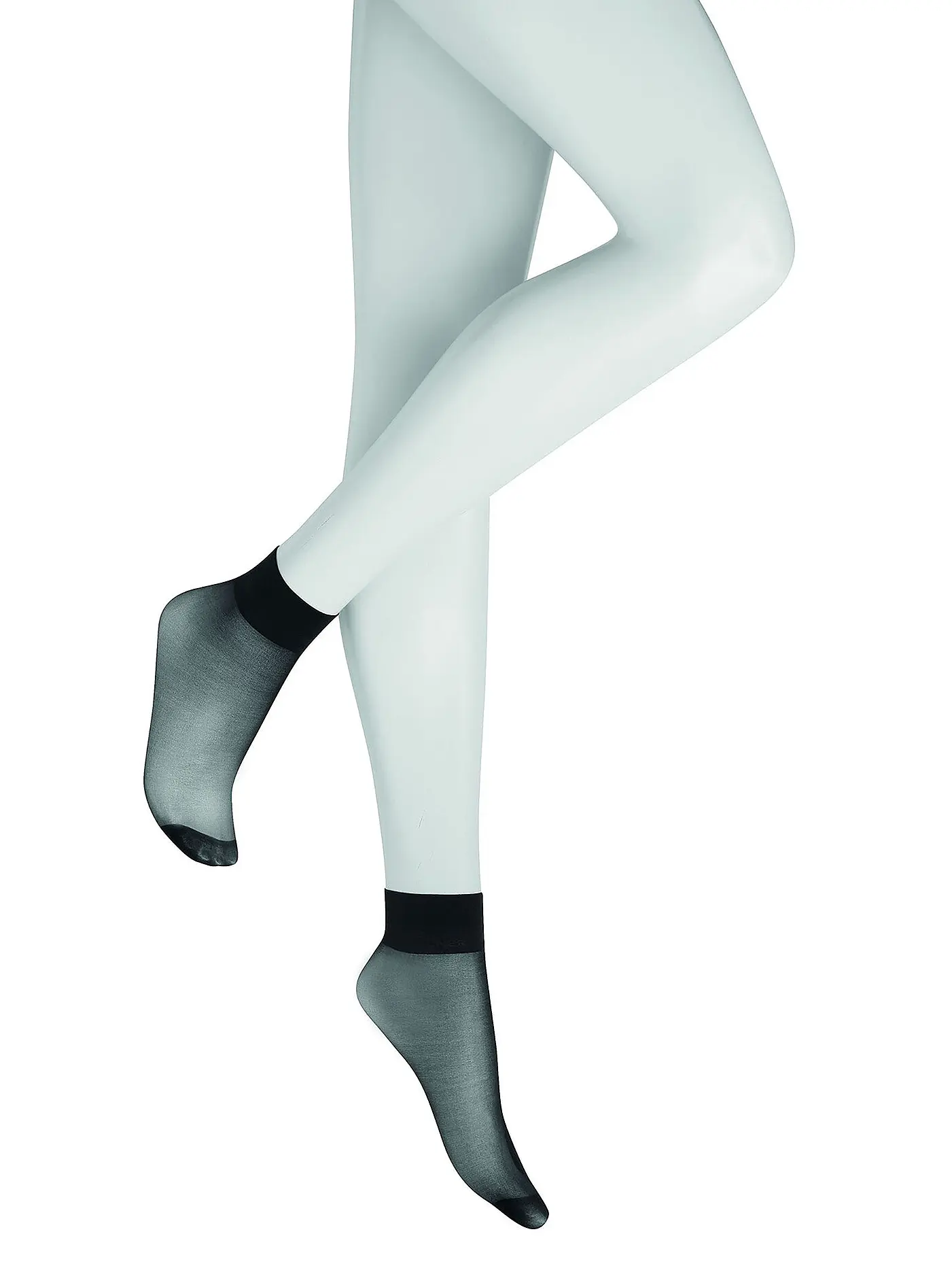 KUNERT | Söckchen "Mystique 20" (Cashmere) | schwarz